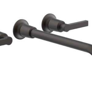 Phylrich HEX MODERN Wall Lavatory Set 12″ Spout – Lever Handles 501-14-12 – Oil Rubbed Bronze