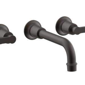 Phylrich HEX MODERN Wall Lavatory Set with Lever Handles 501-14 – Oil Rubbed Bronze