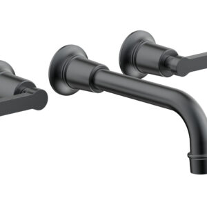 Phylrich HEX MODERN Wall Lavatory Set with Lever Handles 501-14 – Gun Metal