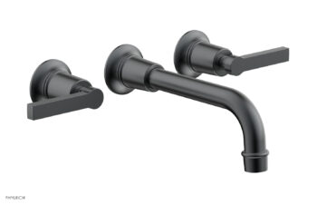 Phylrich HEX MODERN Wall Lavatory Set with Lever Handles 501-14 - Gun Metal