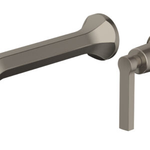 Phylrich HEX MODERN Single Handle Wall Lavatory Set – Lever Handle 501-16 – Pewter