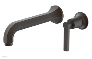 Phylrich HEX MODERN Single Handle Wall Lavatory Set - Lever Handle 501-16 - Oil Rubbed Bronze