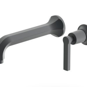 Phylrich HEX MODERN Single Handle Wall Lavatory Set – Lever Handle 501-16 – Gun Metal