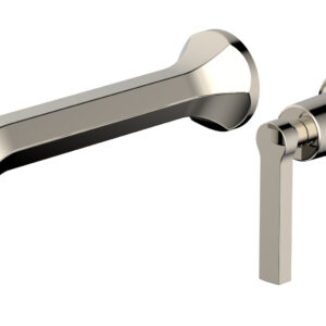 Phylrich HEX MODERN Single Handle Wall Lavatory Set – Lever Handle 501-16 – Polished Nickel