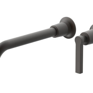 Phylrich HEX MODERN 10″ Single Handle Wall Lavatory Set – Lever Handle 501-18-10 – Oil Rubbed Bronze