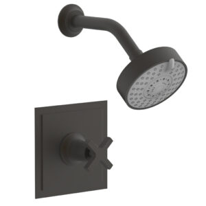 Phylrich HEX MODERN Pressure Balance Shower Set – Cross Handle 501-21 – Oil Rubbed Bronze