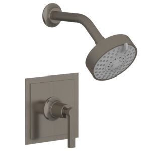 Phylrich HEX MODERN Pressure Balance Shower Set – Lever Handle 501-22 – Pewter
