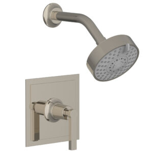 Phylrich HEX MODERN Pressure Balance Shower Set – Lever Handle 501-22 – Polished Nickel