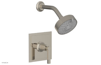 Phylrich HEX MODERN Pressure Balance Shower Set - Lever Handle 501-22 - Polished Nickel