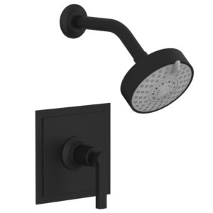 Phylrich HEX MODERN Pressure Balance Shower Set – Lever Handle 501-22 – Matte Black