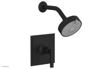 Phylrich HEX MODERN Pressure Balance Shower Set - Lever Handle 501-22 - Matte Black