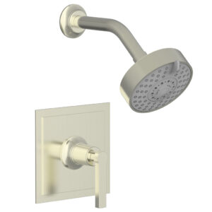 Phylrich HEX MODERN Pressure Balance Shower Set – Lever Handle 501-22 – Satin Nickel