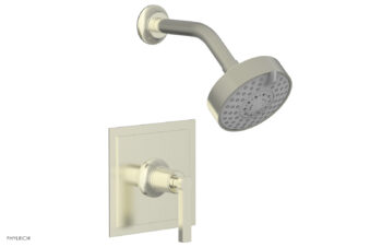 Phylrich HEX MODERN Pressure Balance Shower Set - Lever Handle 501-22 - Satin Nickel