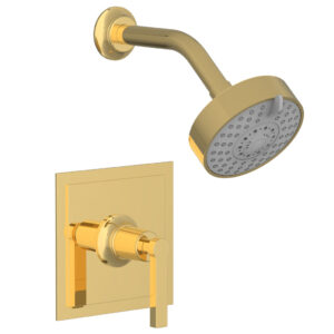 Phylrich HEX MODERN Pressure Balance Shower Set – Lever Handle 501-22 – Polished Gold