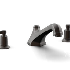 Phylrich HEX MODERN Deck Tub Set – Lever Handles 501-41 – Oil Rubbed Bronze