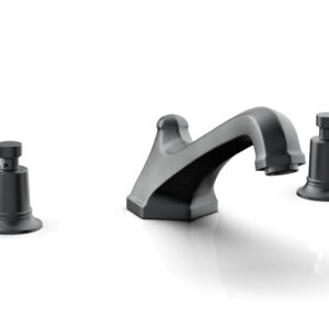 Phylrich HEX MODERN Deck Tub Set – Lever Handles 501-41 – Gun Metal