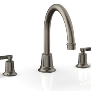 Phylrich HEX MODERN Deck Tub Set – Lever Handles 501-43 – Pewter
