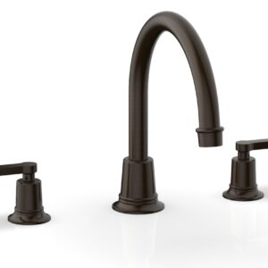 Phylrich HEX MODERN Deck Tub Set – Lever Handles 501-43 – Antique Bronze