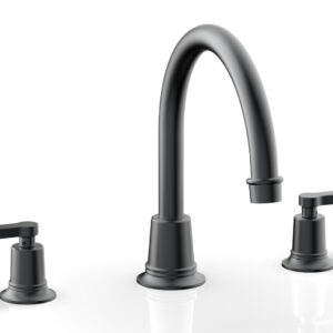 Phylrich HEX MODERN Deck Tub Set – Lever Handles 501-43 – Gun Metal