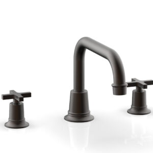 Phylrich HEX MODERN Deck Tub Set – Cross Handles 501-44 – Oil Rubbed Bronze