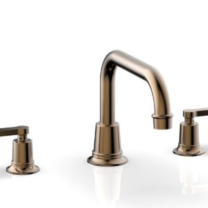 Phylrich HEX MODERN Deck Tub Set – Lever Handles 501-45 – Old English Brass