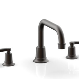 Phylrich HEX MODERN Deck Tub Set – Lever Handles 501-45 – Oil Rubbed Bronze
