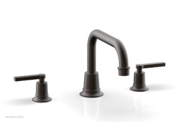 Phylrich HEX MODERN Deck Tub Set - Lever Handles 501-45 - Oil Rubbed Bronze