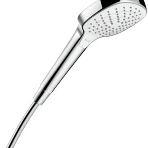 Hansgrohe Croma Select E Handshower 110 Vario-Jet, 2.0 GPM in White / Chrome