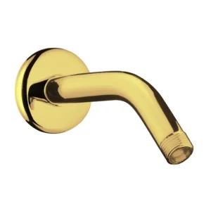 Hansgrohe Showerarm Standard 6″ in Polished Brass