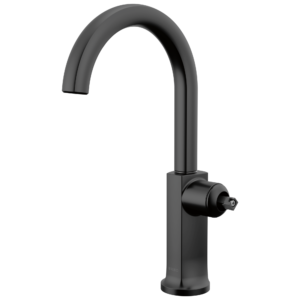 Brizo Kintsu®: Bar Faucet with Arc Spout – Less Handle In Matte Black