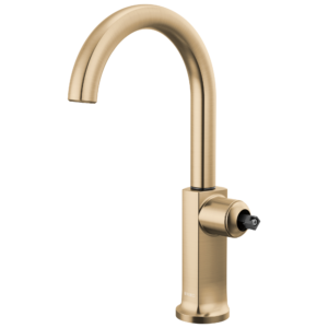 Brizo Kintsu®: Bar Faucet with Arc Spout – Less Handle In Lumicoat® Luxe Gold
