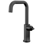 Brizo Kintsu®: Bar Faucet with Square Spout In Matte Black