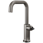 Brizo Kintsu®: Bar Faucet with Square Spout - Less Handle In Lumicoat® Black Onyx