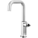 Brizo Kintsu®: Bar Faucet with Square Spout - Less Handle In Lumicoat® Chrome