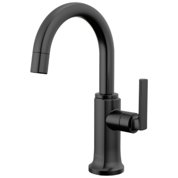 Brizo Kintsu®: Beverage Faucet with Arc Spout In Matte Black