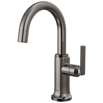 Brizo Kintsu®: Beverage Faucet with Arc Spout In Lumicoat® Black Onyx