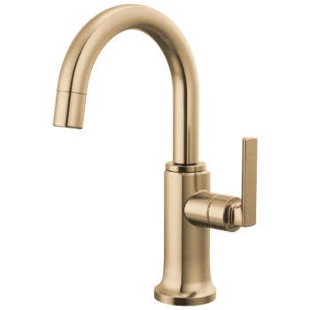 Brizo Kintsu®: Beverage Faucet with Arc Spout In Lumicoat® Luxe Gold