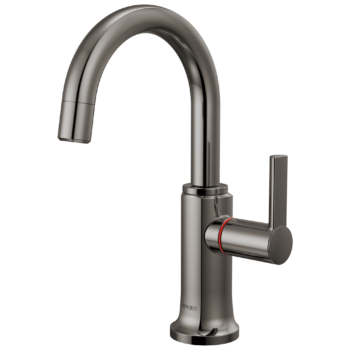 Brizo Kintsu®: Instant Hot Faucet with Arc Spout In Lumicoat® Black Onyx