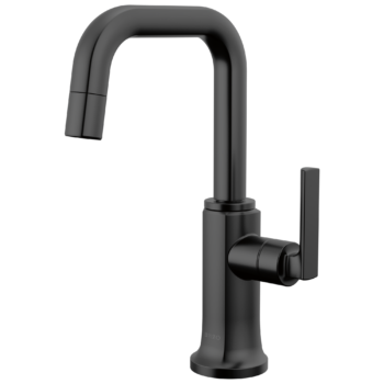 Brizo Kintsu®: Beverage Faucet with Square Spout In Matte Black
