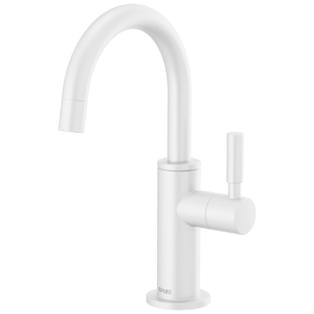 Brizo Solna®: Beverage Faucet with Arc Spout In Matte White