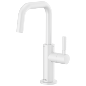 Brizo Solna®: Beverage Faucet with Square Spout In Matte White