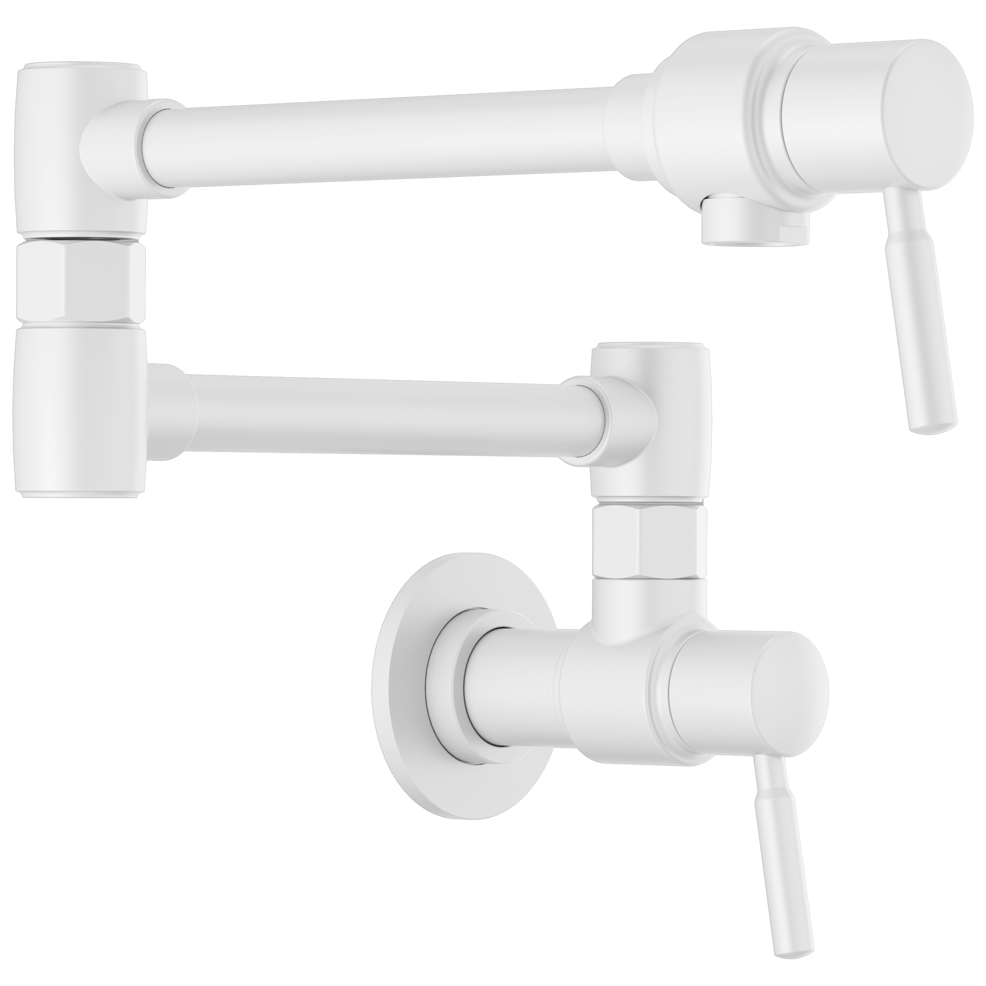 Brizo Brizo European: Wall Mount Pot Filler Faucet In Matte White