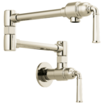 Brizo Rook®: Wall Mount Pot Filler In Polished Nickel