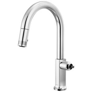 Brizo Kintsu®: Pull-Down Faucet with Arc Spout – Less Handle In Lumicoat® Chrome