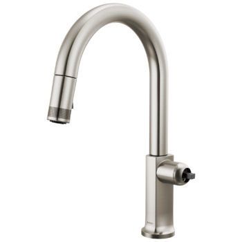 Brizo Kintsu®: Pull-Down Faucet with Arc Spout - Less Handle In Lumicoat® Stainless