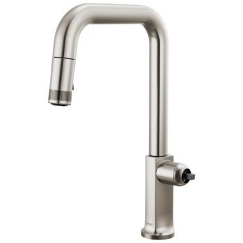 Brizo Kintsu®: Pull-Down Faucet with Square Spout - Less Handle In Lumicoat® Stainless