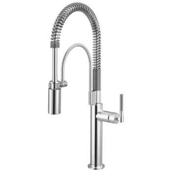 Brizo Litze®: Semi-Professional Kitchen Faucet - Knurled Handle In Chrome