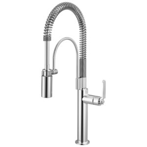 Brizo Litze®: Semi-Professional Kitchen Faucet – Industrial Handle In Chrome