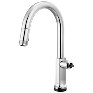 Brizo Kintsu®: SmartTouch® Pull-Down Faucet with Arc Spout – Less Handle In Lumicoat® Chrome
