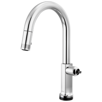 Brizo Kintsu®: SmartTouch® Pull-Down Faucet with Arc Spout - Less Handle In Lumicoat® Chrome